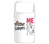 Custodia per iPhone 17 Pro Max Avvocato Divertente Unicorno Altri Avvocati Io Amante Del