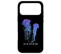 Custodia per iPhone 17 Pro Max Awesome Cute UnderWater Fish Sea Just Go With Flow JellyFish
