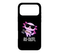 Custodia per iPhone 17 Pro Max Ax-olotl Divertente gioco di parole Axolotl