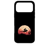 Custodia per iPhone 17 Pro Max Axolotl Cowboy Silhouette Far West Tramonto