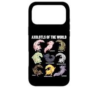Custodia per iPhone 17 Pro Max Axolotl of the World Axolotl Morphs Chart Arte educativa