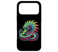 Custodia per iPhone 17 Pro Max Aztec Mexico Quetzalcoatl Serpente Piumato