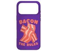 Custodia per iPhone 17 Pro Max Bacon The Rules Divertente Carino Pun Bacon Foodie