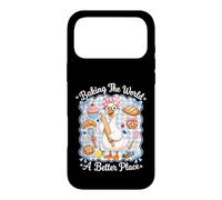 Custodia per iPhone 17 Pro Max Baking The World A Better Place Cute Goose Pun Bake Design