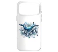 Custodia per iPhone 17 Pro Max Balena natalizia festiva: Winter Wonder Land