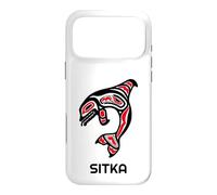 Custodia per iPhone 17 Pro Max Balena orca nativa americana dell'Alaska
