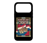 Custodia per iPhone 17 Pro Max Bandiera della Croazia della costa della Dalmazia Vintage Travel Graphic