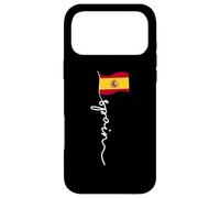 Custodia per iPhone 17 Pro Max Bandiera della Spagna con nome spagnolo per gli spagnoli e chi ama la Spagna