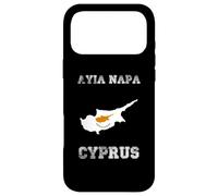 Custodia per iPhone 17 Pro Max Bandiera di Cipro Distressed Ayia Napa Pride