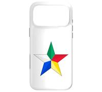 Custodia per iPhone 17 Pro Max Bandiera drusa, Al Muwahhidun, drusa bandiera simbolo stella drusa