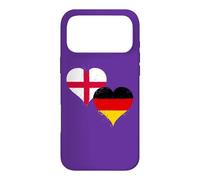 Custodia per iPhone 17 Pro Max Bandiera Inghilterra Germania per Orgoglio Tedesco Inglese