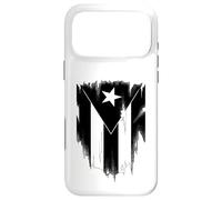 Custodia per iPhone 17 Pro Max Bandiera portoricana in bianco e nero Puerto Rico Boricua Pride
