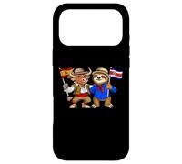 Custodia per iPhone 17 Pro Max Bandiera Spagna Costa Rica Radici Spagnolo-Costaricane