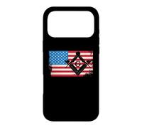 Custodia per iPhone 17 Pro Max Bandiera USA Massoneria Massoneria Americana