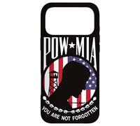 Custodia per iPhone 17 Pro Max Bandiera USA Pow Mia You are not forgotten