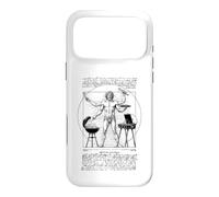 Custodia per iPhone 17 Pro Max Barbecue Vitruvian Man Barbecue Grill Cook Leonardo Da Vinci Chef