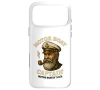 Custodia per iPhone 17 Pro Max Barca a motore Captain Funny Pontoon Boating