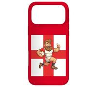 Custodia per iPhone 17 Pro Max Barrelling Forward, divertente eroe del rugby inglese