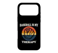 Custodia per iPhone 17 Pro Max Baseball Is My Therapy Vintage Retro Glove Player