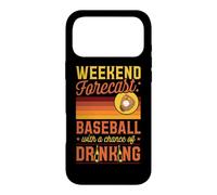 Custodia per iPhone 17 Pro Max Baseball previsioni del fine settimana con possibilità di bere birra
