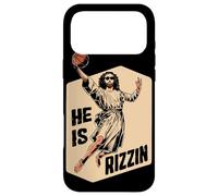 Custodia per iPhone 17 Pro Max Basket Slam Dunk Gesù Memes È Risorto Rizzin Jesus