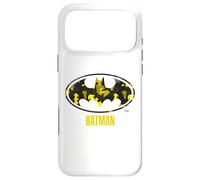Custodia per iPhone 17 Pro Max Batman Logo Giallo Silhouette Edition Comic