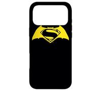Custodia per iPhone 17 Pro Max Batman v Superman Simple Yellow Logo