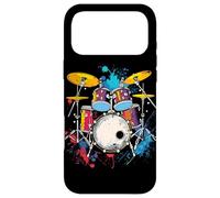 Custodia per iPhone 17 Pro Max Batteria Ritratto Tamburi Piatti