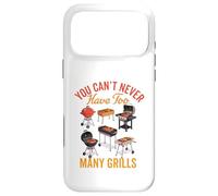 Custodia per iPhone 17 Pro Max BBQ Pit Master Divertente che non si possono mai avere troppe griglie