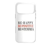 Custodia per iPhone 17 Pro Max Be-happy, be-positive, be-stemmia, Divertente, Bestemmia