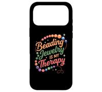 Custodia per iPhone 17 Pro Max Beading Jewelry è la mia terapia divertente design per gli amanti delle perline