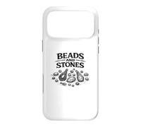 Custodia per iPhone 17 Pro Max Beads and Stone per creare gioielli con avvolgimento di