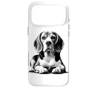Custodia per iPhone 17 Pro Max Beagle super dolce come ritratto in posa sdraiata