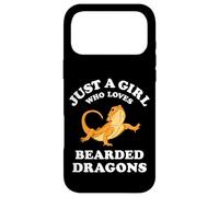 Custodia per iPhone 17 Pro Max Bearded Dragon Pet Lizard Reptile Animal Gift Black
