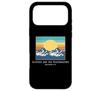 Custodia per iPhone 17 Pro Max Beati sono gli operatori di pace Matteo 5:9 - Bibbia Vintage