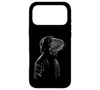 Custodia per iPhone 17 Pro Max Beaver Line Art Cool Drawing Animal Love Forest Motivo