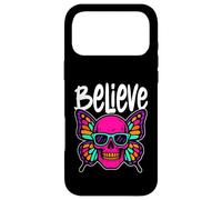 Custodia per iPhone 17 Pro Max Believe Skull Butterfly - Vintage Colorful Butterfly Lover