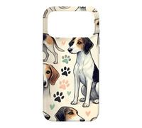 Custodia per iPhone 17 Pro Max Bella inglese Foxhound Dogs Pattern Cute Hound