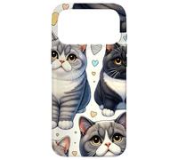 Custodia per iPhone 17 Pro Max Bellissimo modello di gatti carino gattini britannici a pelo corto
