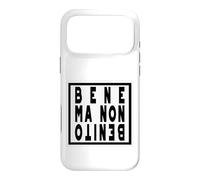 Custodia per iPhone 17 Pro Max Bene ma non... Antifascista, Bella ciao, resistenza, Italia