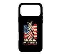 Custodia per iPhone 17 Pro Max Benedetta USA Paese Patrona D'America Vergine Maria Diva