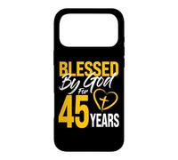Custodia per iPhone 17 Pro Max Benedetto da Dio per 45 anni | Adoratori del 45° compleanno