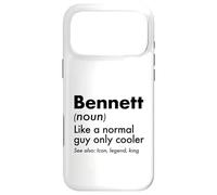 Custodia per iPhone 17 Pro Max Bennett Like A Normal Guy Only Cooler Legend King Nome