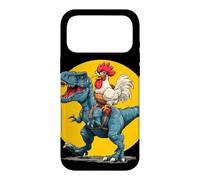 Custodia per iPhone 17 Pro Max Best Friends - Costume da pollo per gli amanti dei dinosauri