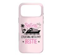 Custodia per iPhone 17 Pro Max Besties Sister Cruise Trip Sisters Cruising with My Bestie