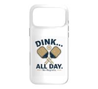 Custodia per iPhone 17 Pro Max Bevi tutto il giorno senza rimpianti Funny Pickleball