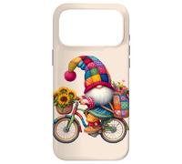 Custodia per iPhone 17 Pro Max Bicycle Riding Gnome Grandpa For Women Cute Summer Sunflower