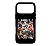 Custodia per iPhone 17 Pro Max Big Boy 4014 Train America Turns 250 Years Freedom Patriotic