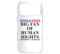 Custodia per iPhone 17 Pro Max Big Fan of Human Rights Protest Sign Pro Democracy No Kings