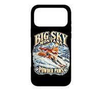 Custodia per iPhone 17 Pro Max Big Sky Montana Sci Volpe sugli sci